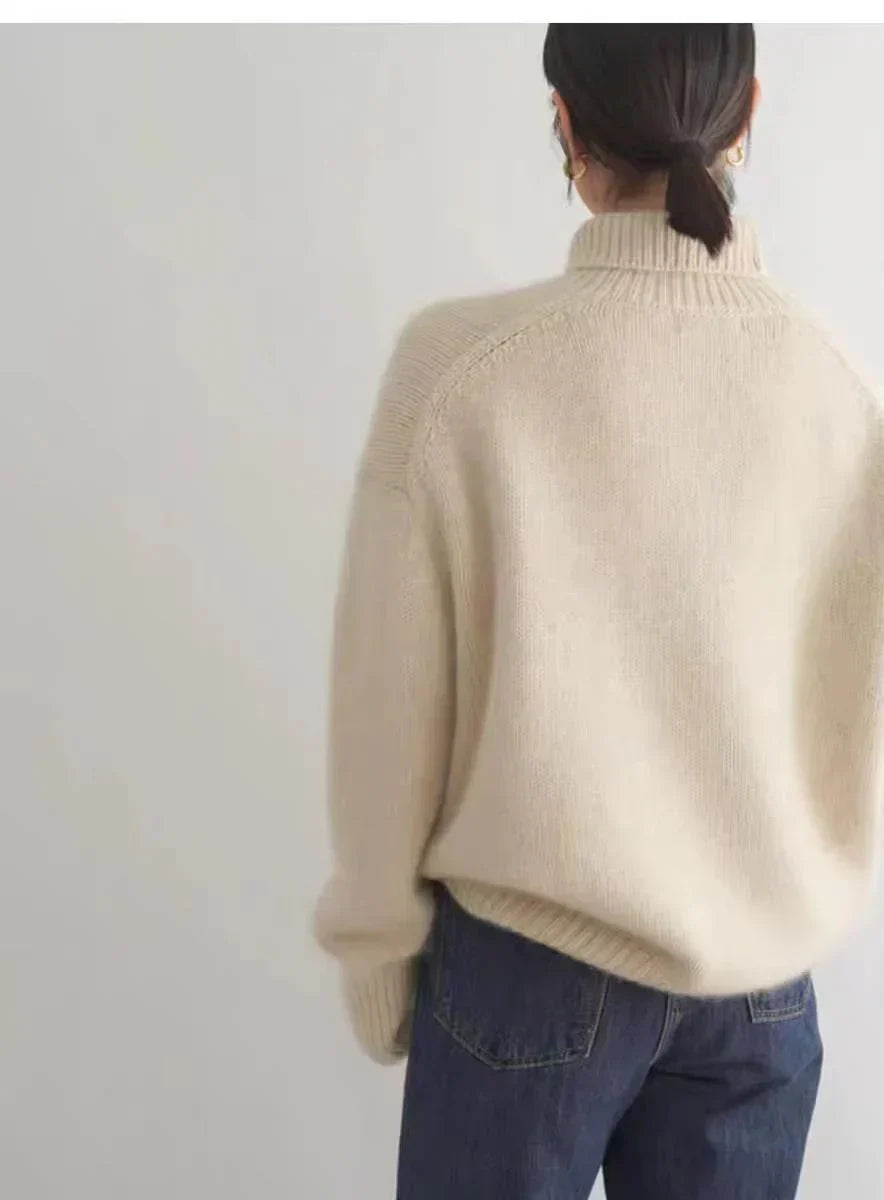 Elora Luxe Turtleneck Sweater | PJ Studio