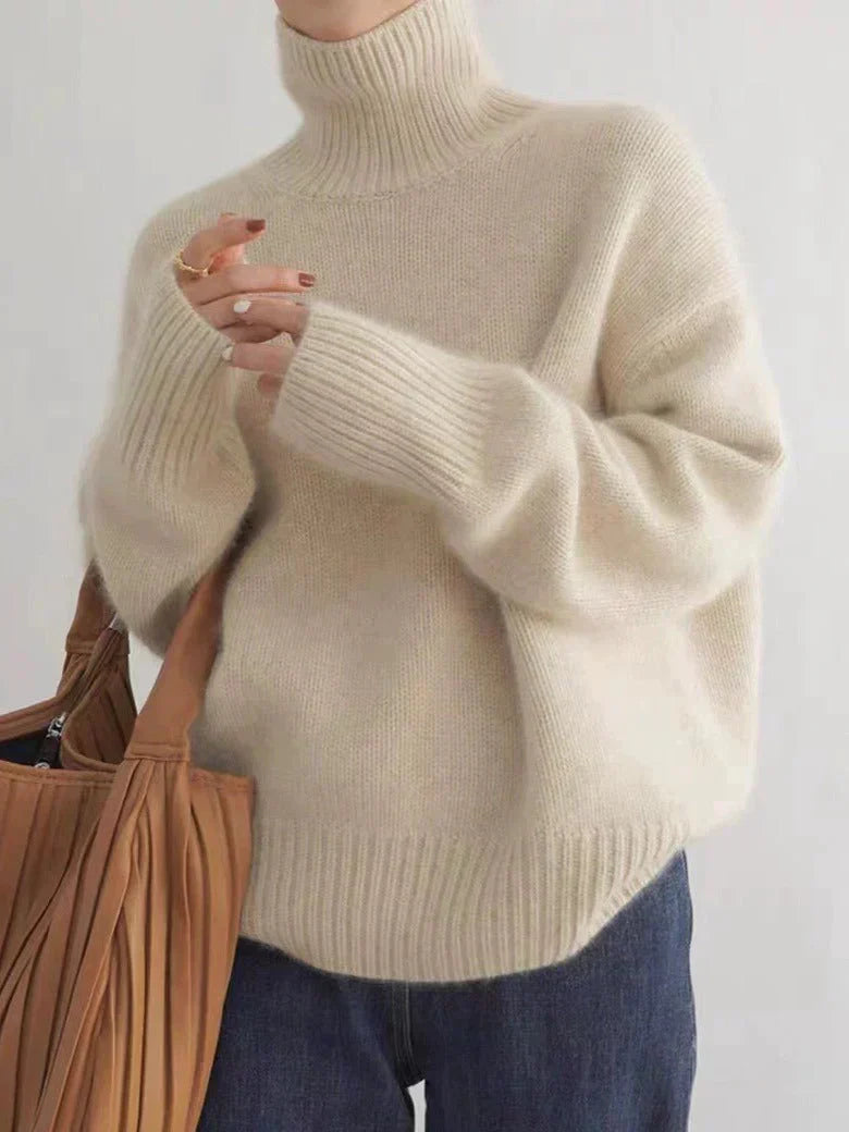 Elora Luxe Turtleneck Sweater | PJ Studio