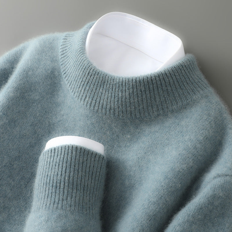 Le Serin | Pure Cashmere Mock-Neck Knit