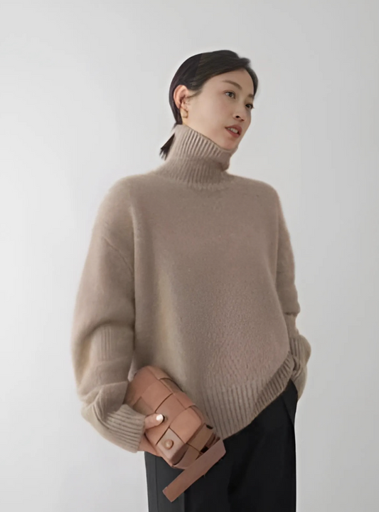 Elora Luxe Turtleneck Sweater | PJ Studio