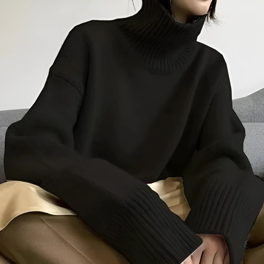 Elora Luxe Turtleneck Sweater | PJ Studio