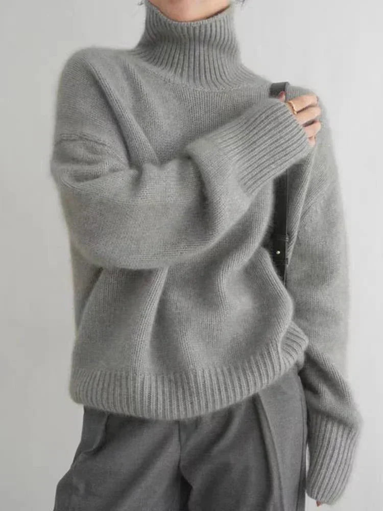 Elora Luxe Turtleneck Sweater | PJ Studio